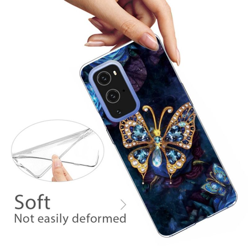 Coque Oneplus 9 Papillon Luxe