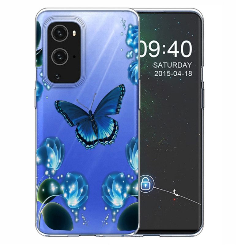 Coque Oneplus 9 Papillon Luxe