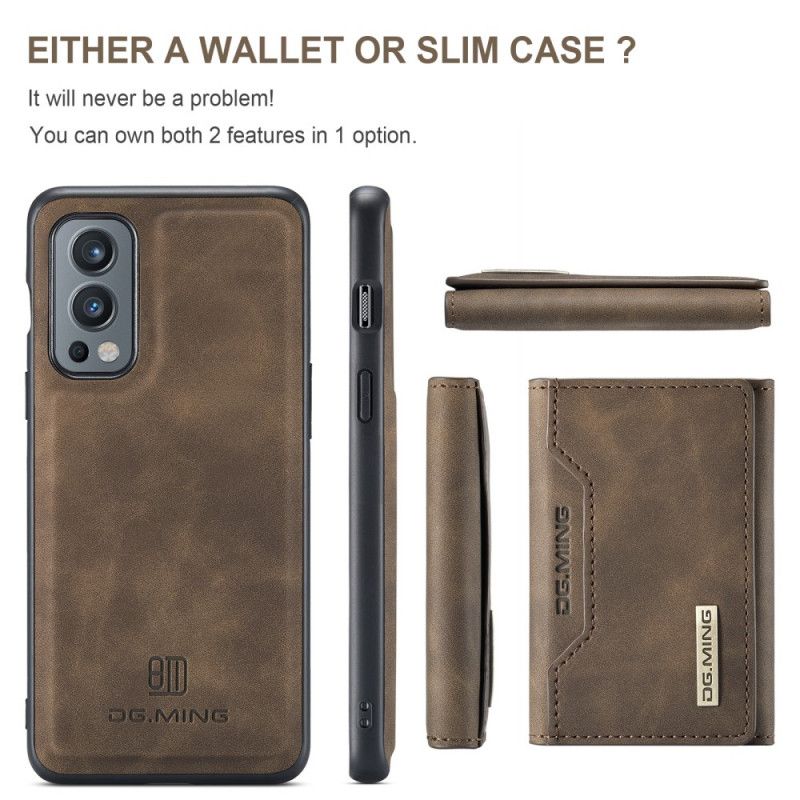 Coque OnePlus Nord 2 5G Porte-cartes Détachable Dg.ming