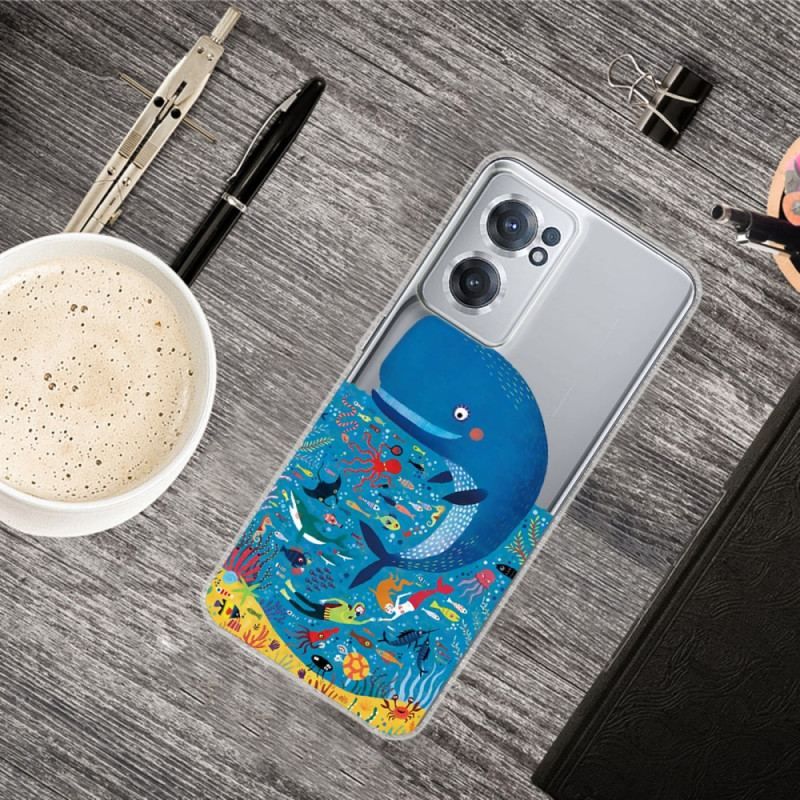 Coque OnePlus Nord CE 2 5G Baleine Bleue