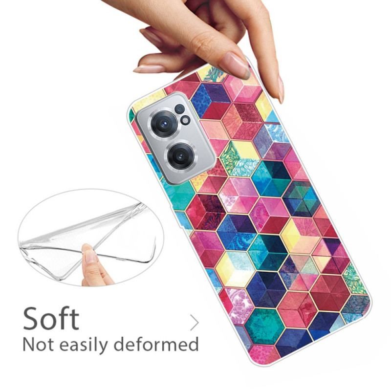 Coque OnePlus Nord CE 2 5G Cubes Multicolores