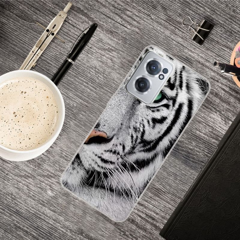 Coque OnePlus Nord CE 2 5G Tigre Blanc