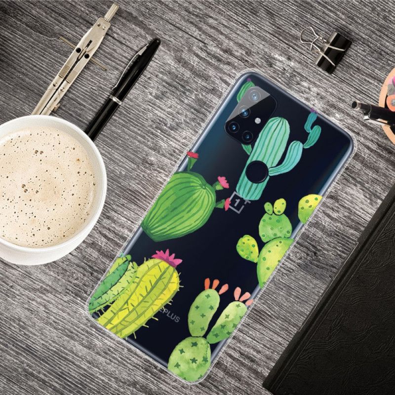 Coque Oneplus Nord N10 Cactus Aquarelle