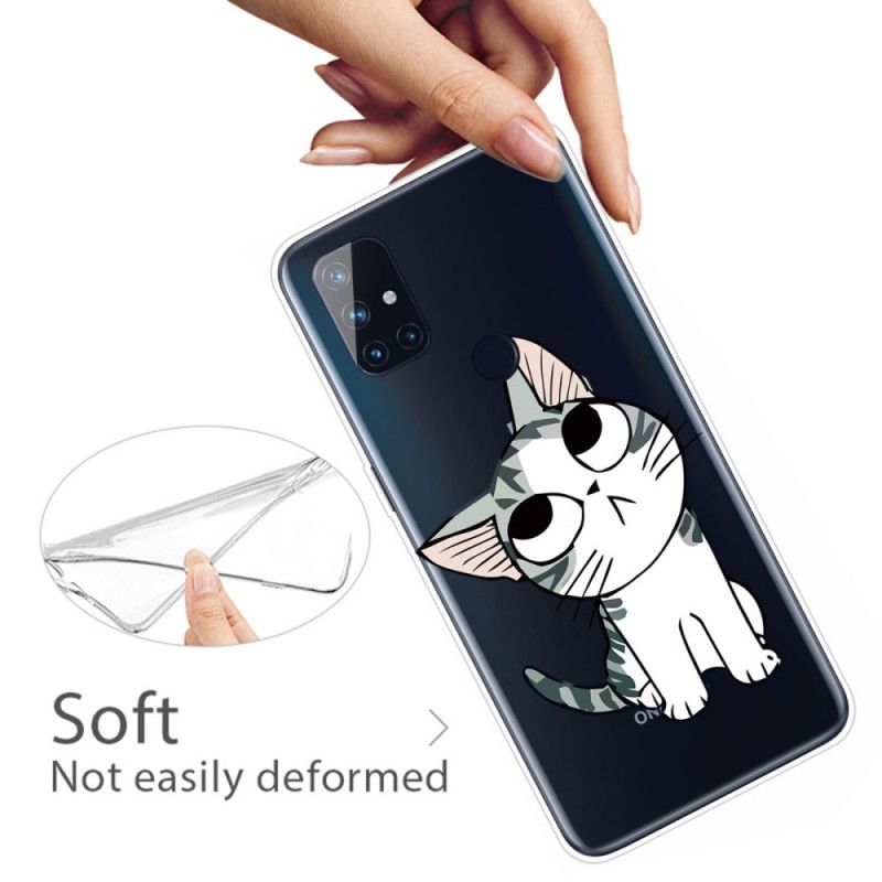 Coque Oneplus Nord N10 Charmant Chat