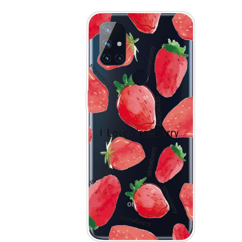 Coque Oneplus Nord N10 Fraises / I Love Strawberry