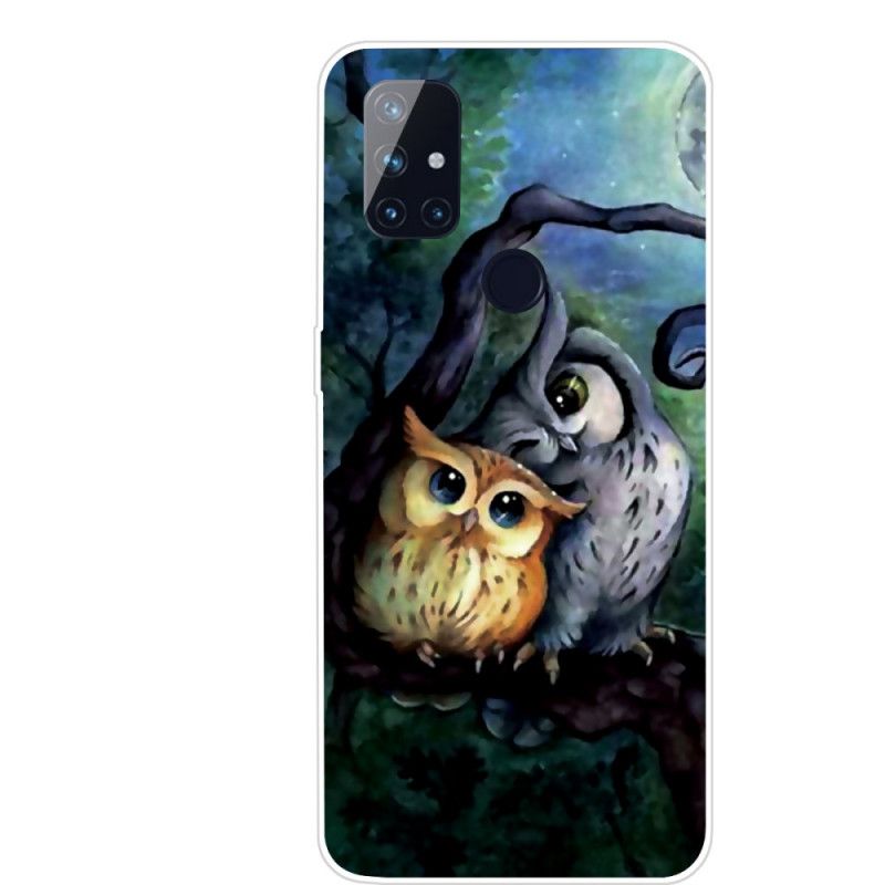 Coque Oneplus Nord N10 Peinture Hiboux