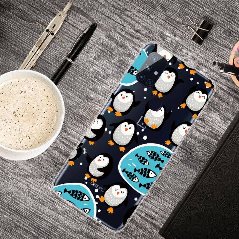 Coque Oneplus Nord N10 Pingouins Et Poissons