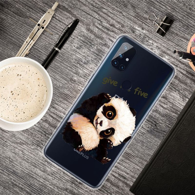 Coque Oneplus Nord N10 Transparente Panda Give Me Five