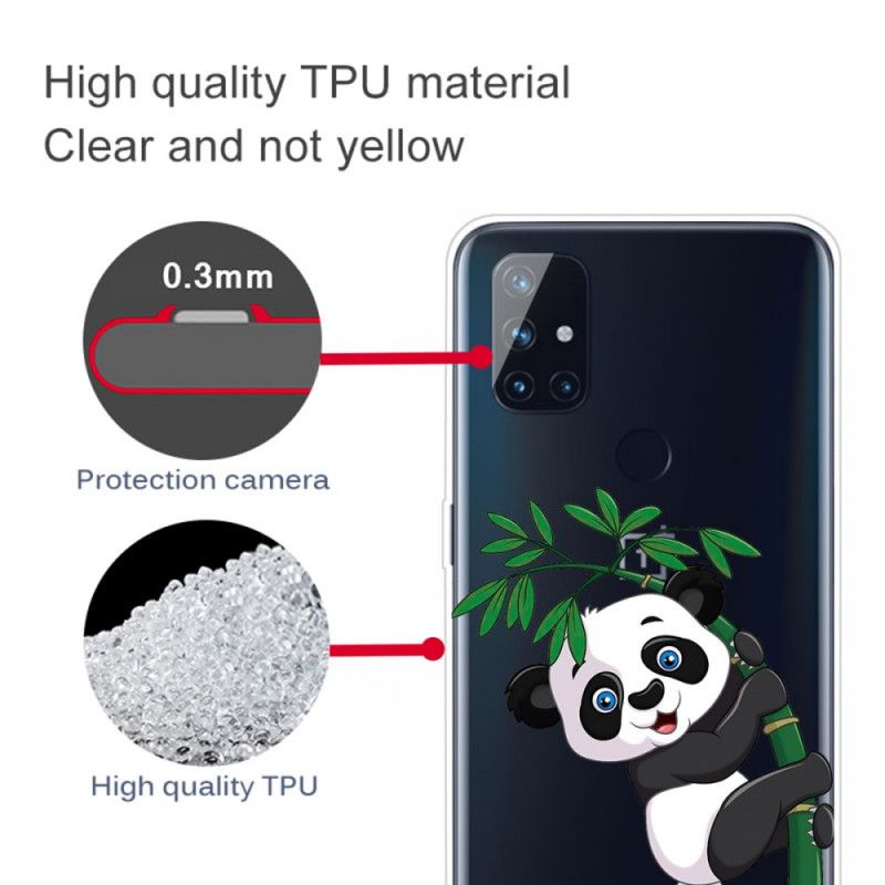 Coque Oneplus Nord N10 Transparente Panda Sur Le Bambou