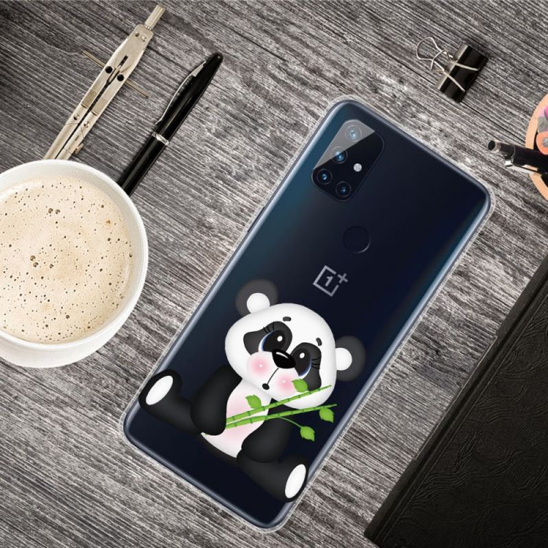 Coque Oneplus Nord N10 Transparente Panda Triste