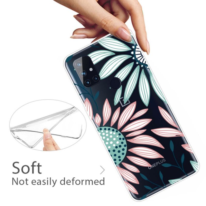 Coque Oneplus Nord N10 Transparente Une Fleur