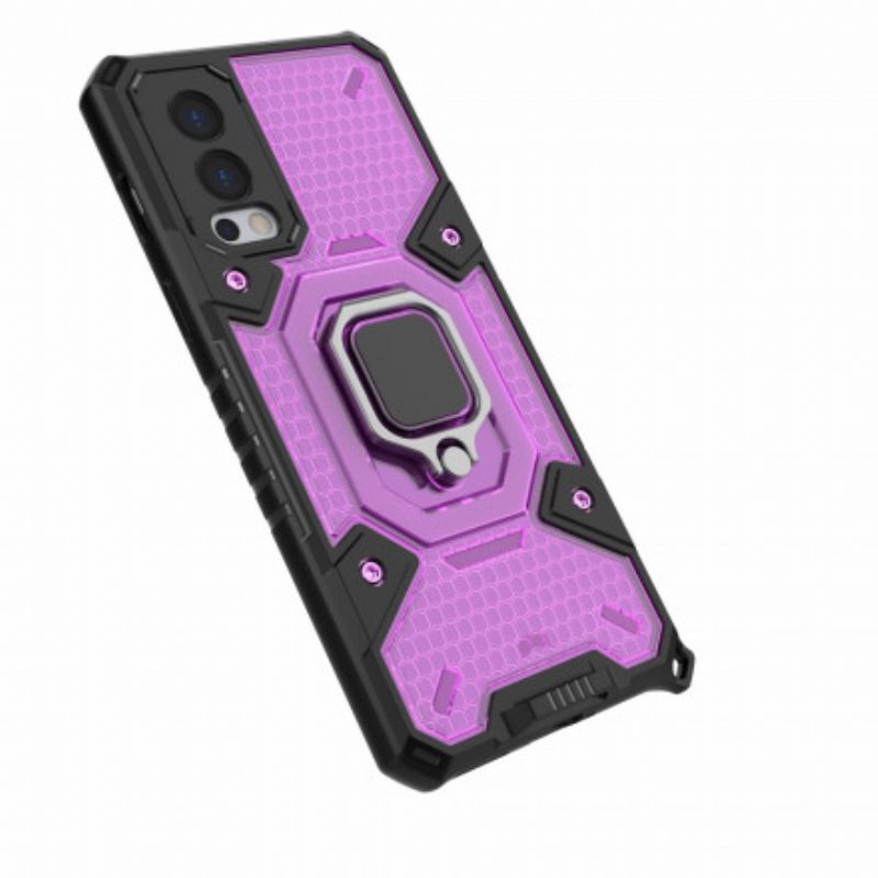 Coque Pour OnePlus Nord 2 5G Nid D'abeille Avec Anneau