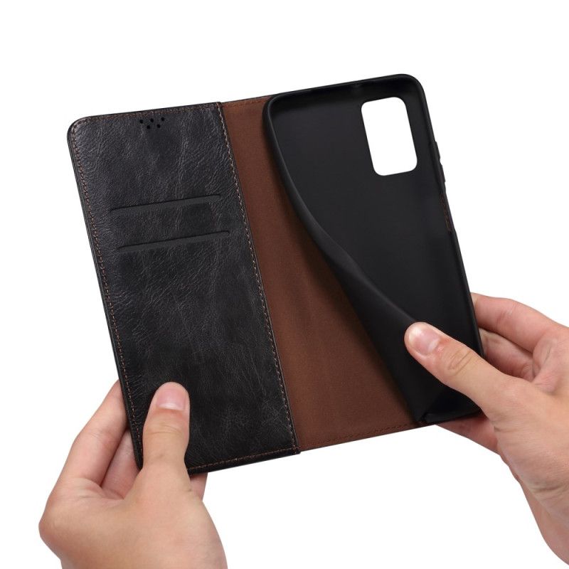 Flip Cover OnePlus 12 5G Simili Cuir Ciré