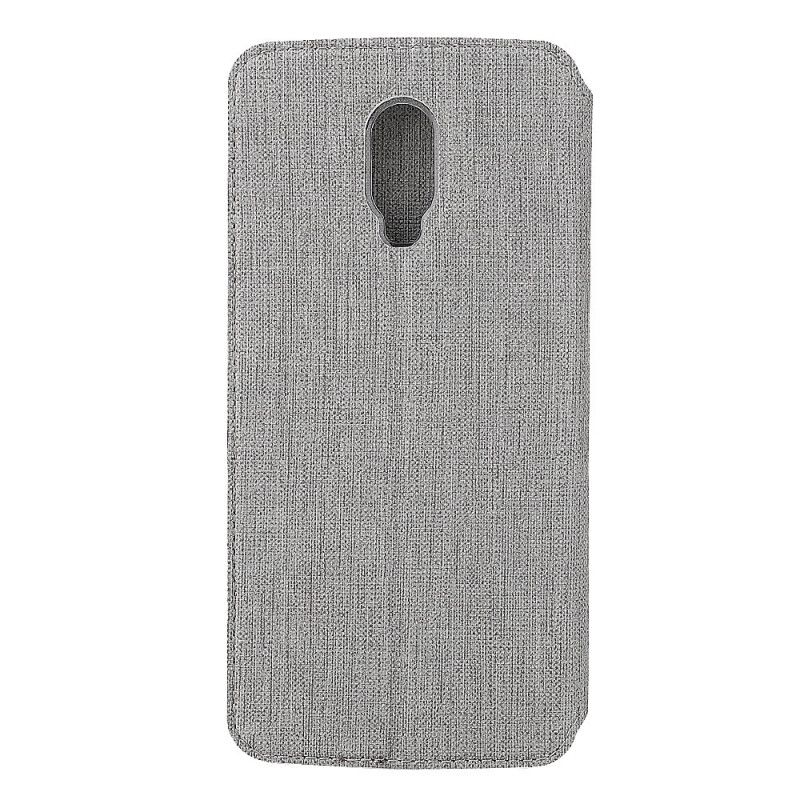 Flip Cover Oneplus 6t Texturée Vili Dmx