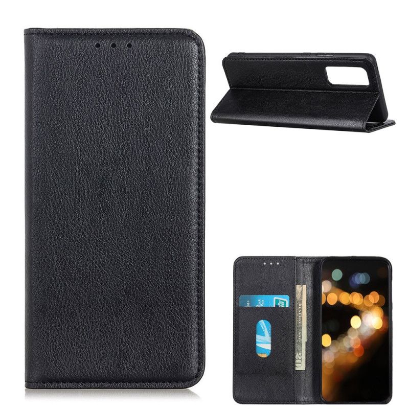 Flip Cover Oneplus 9 Pro Cuir Fendu Litchi