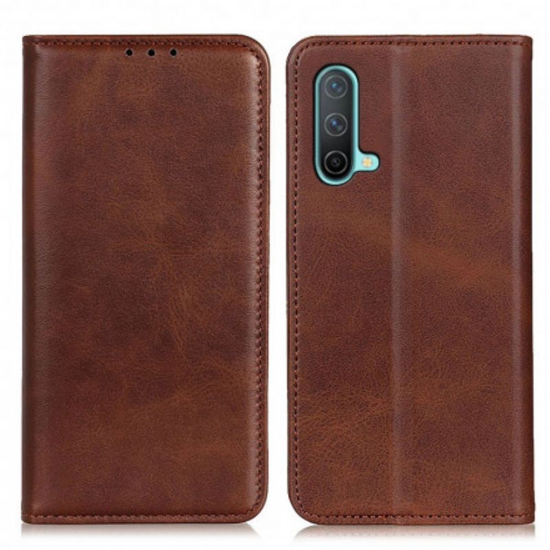 Flip Cover OnePlus Nord CE 5G Cuir Fendu