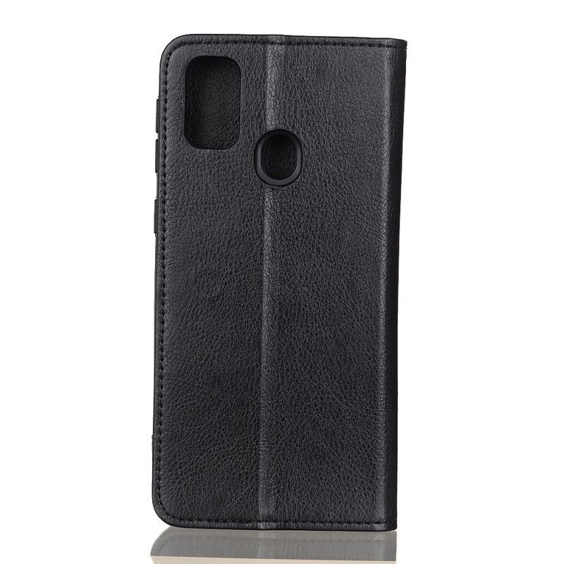 Flip Cover Oneplus Nord N10 Cuir Litchi Fendu Élégance