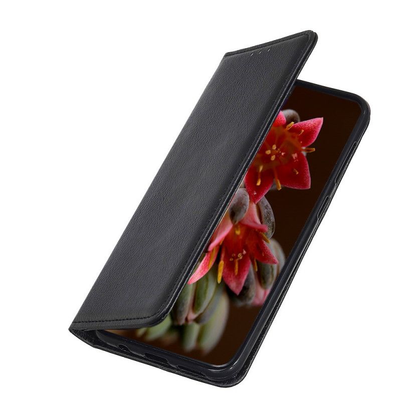 Flip Cover Oneplus Nord N10 Cuir Litchi Fendu Élégance