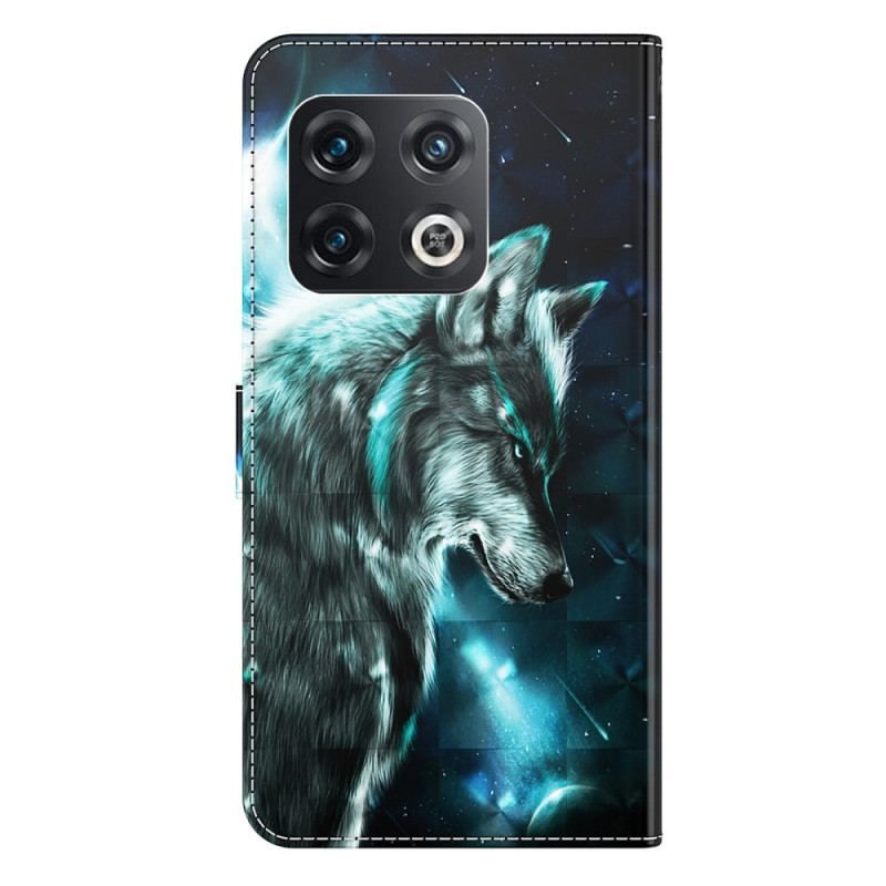 Housse OnePlus 10 Pro 5G Loup à Lanière