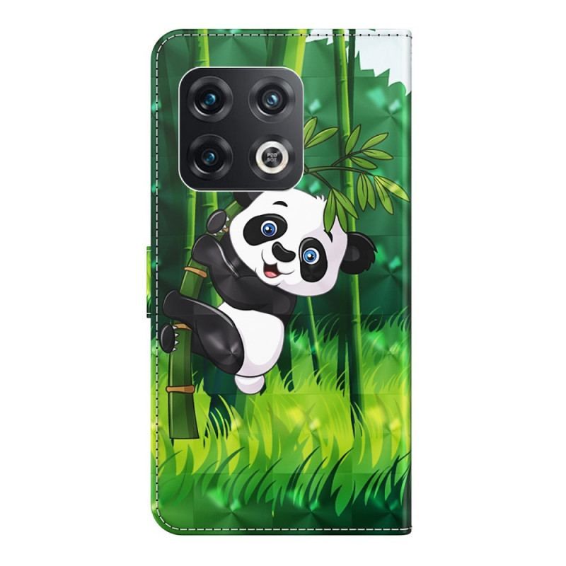 Housse OnePlus 10 Pro 5G Panda à Lanière