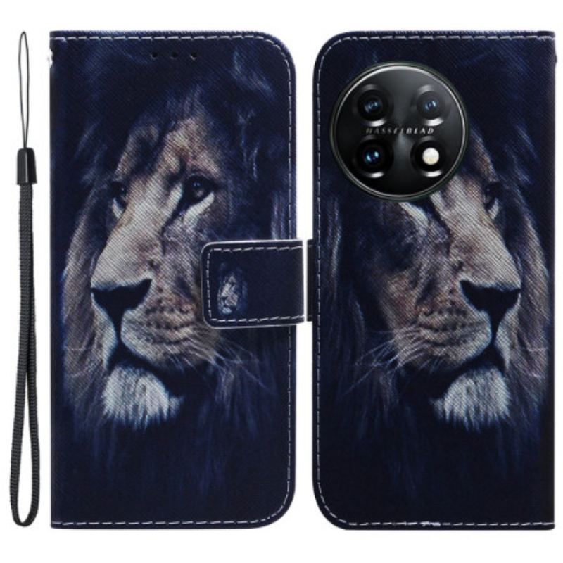 Housse OnePlus 11 5G Dreaming Lion