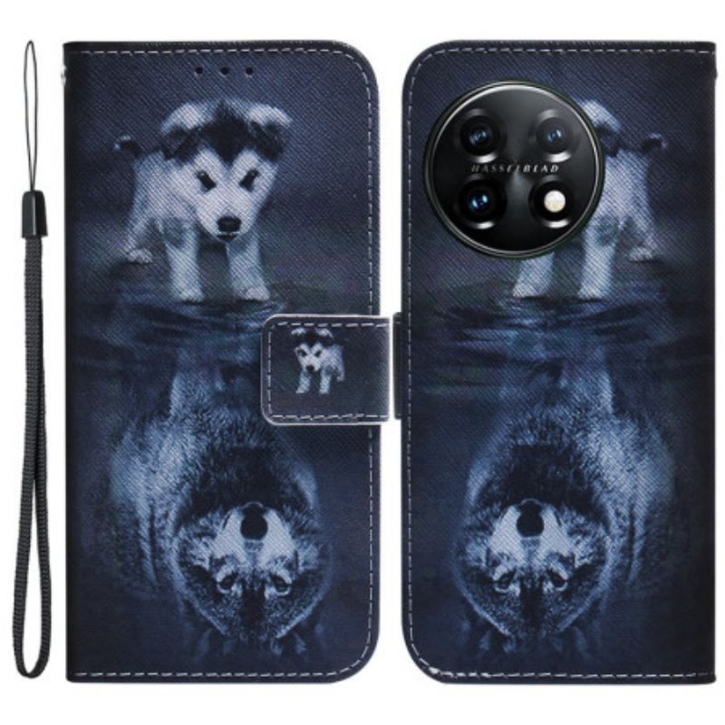 Housse OnePlus 11 5G Reflet de Chien