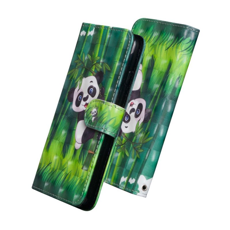 Étui Housse Oneplus 8 Panda Et Bambou