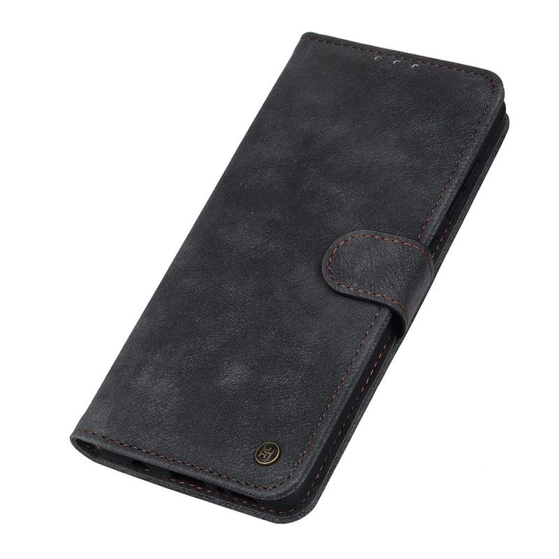 Housse Oneplus 9 Pro Style Cuir Vintage Rivet