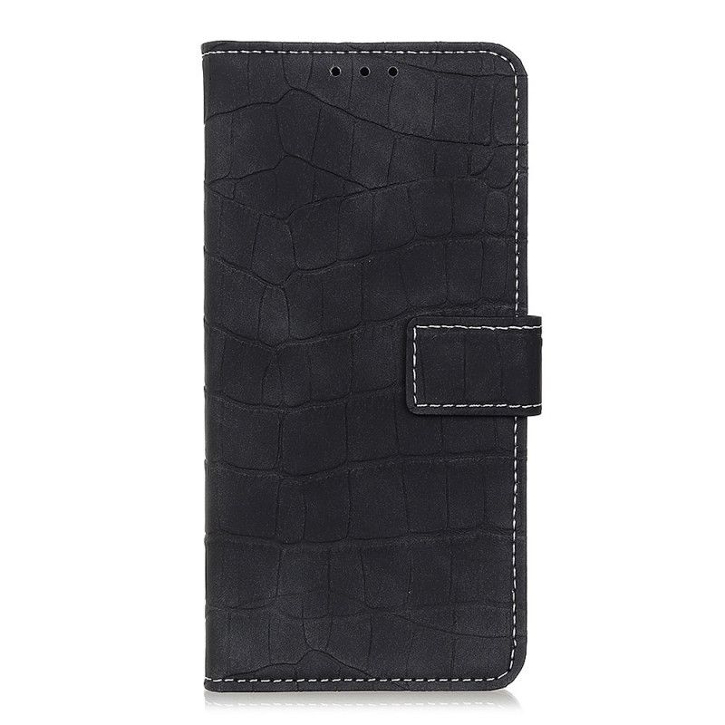 Housse Oneplus 9 Pro Style Peau De Crocodile Vintage