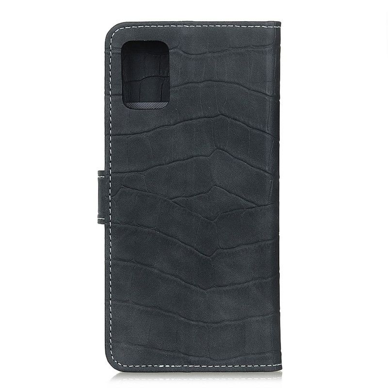 Housse Oneplus 9 Pro Style Peau De Crocodile Vintage