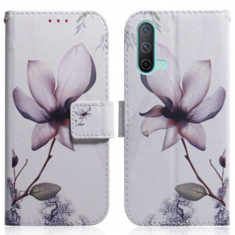 Housse OnePlus Nord CE 5G Fleur Vieux Rose