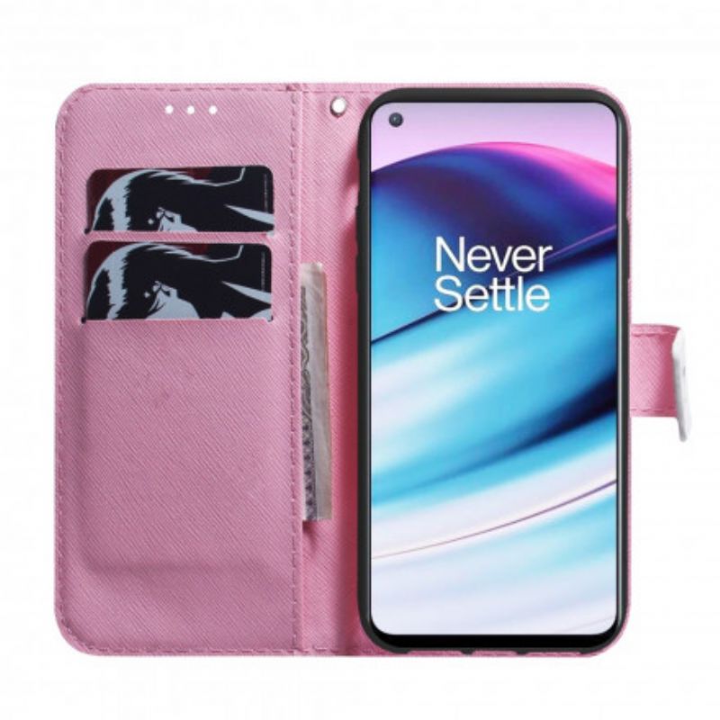 Housse OnePlus Nord CE 5G Fleur Vieux Rose