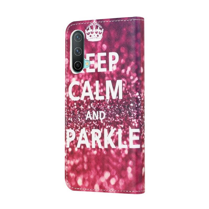 Housse Pour OnePlus Nord CE 5G Keep Calm And Sparkle