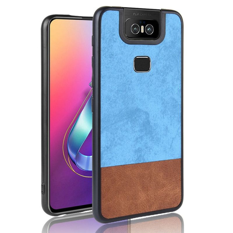 Coque Asus Zenfone 6 Bicolore Simili Cuir