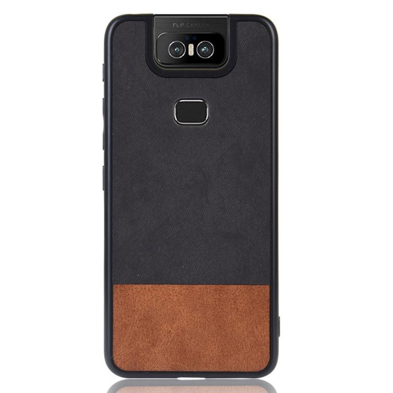 Coque Asus Zenfone 6 Bicolore Simili Cuir