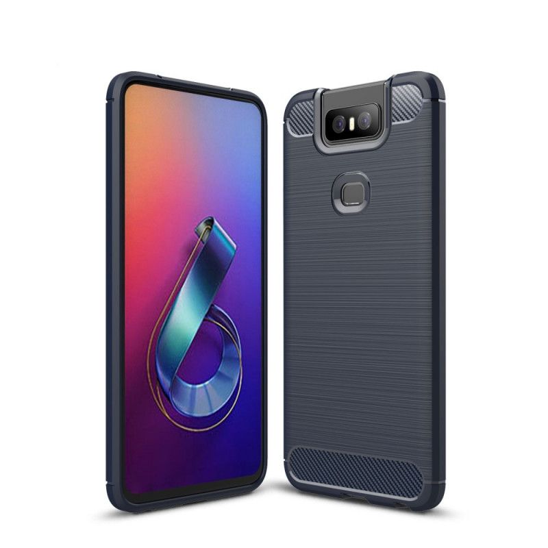 Coque Asus Zenfone 6 Fibre Carbone Brossée