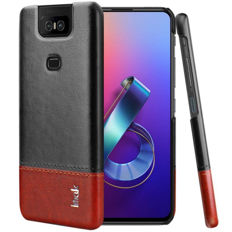 Coque Asus Zenfone 6 Imak Ruiyi Series Effet Cuir