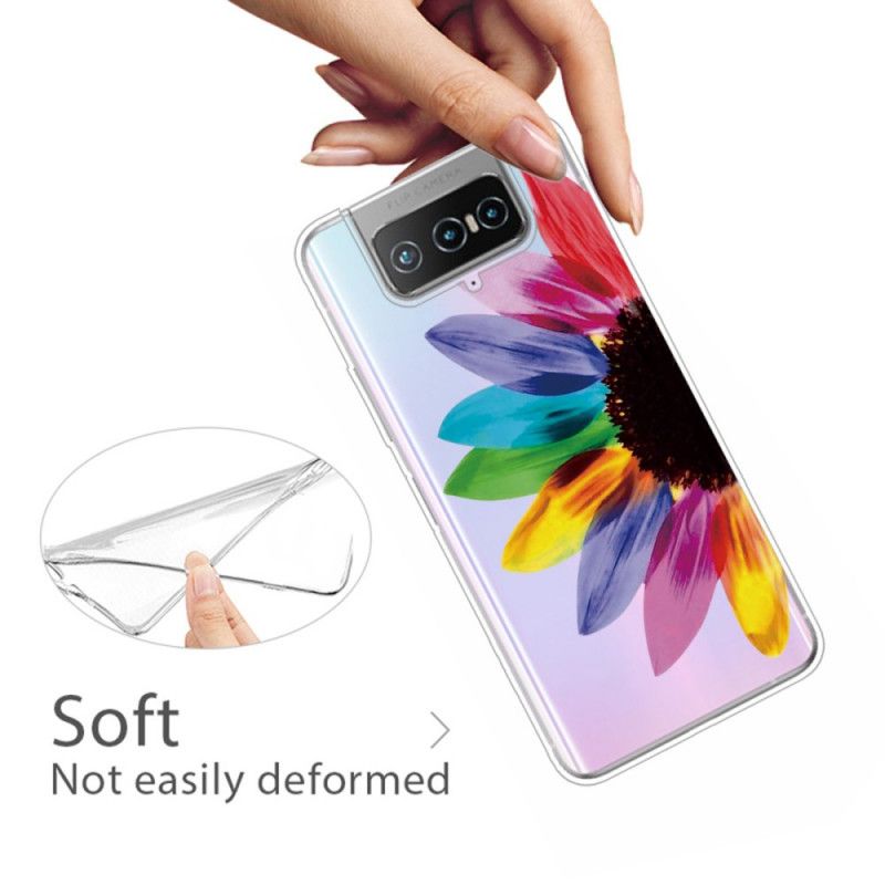 Coque Asus Zenfone 7 / 7 Pro Fleur Colorée