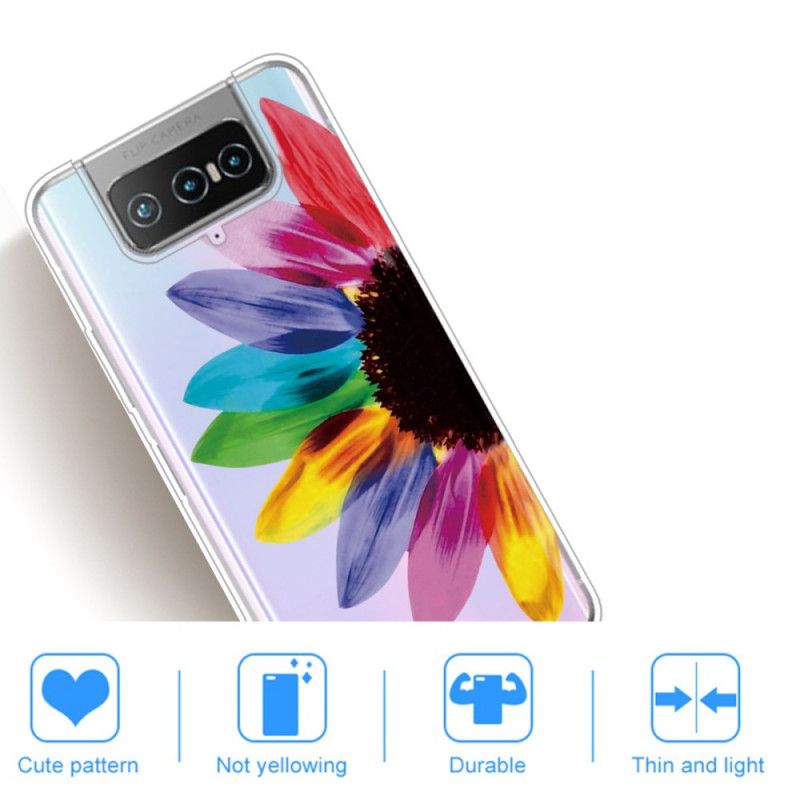 Coque Asus Zenfone 7 / 7 Pro Fleur Colorée