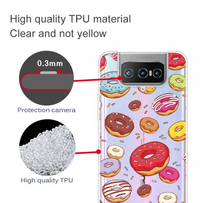 Coque Asus Zenfone 7 / 7 Pro Love Donuts