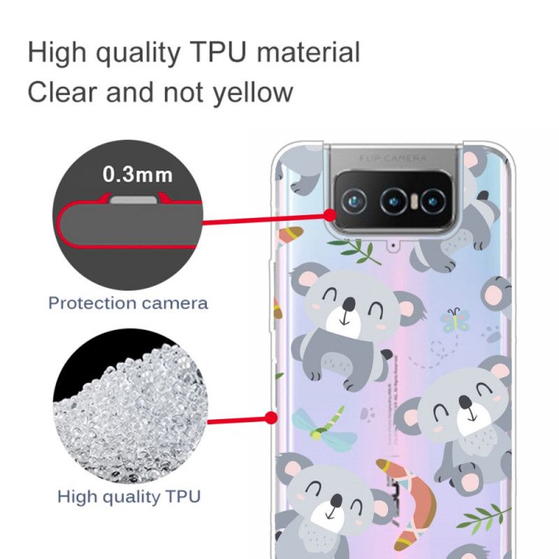 Coque Asus Zenfone 7 / 7 Pro Mignons Koalas