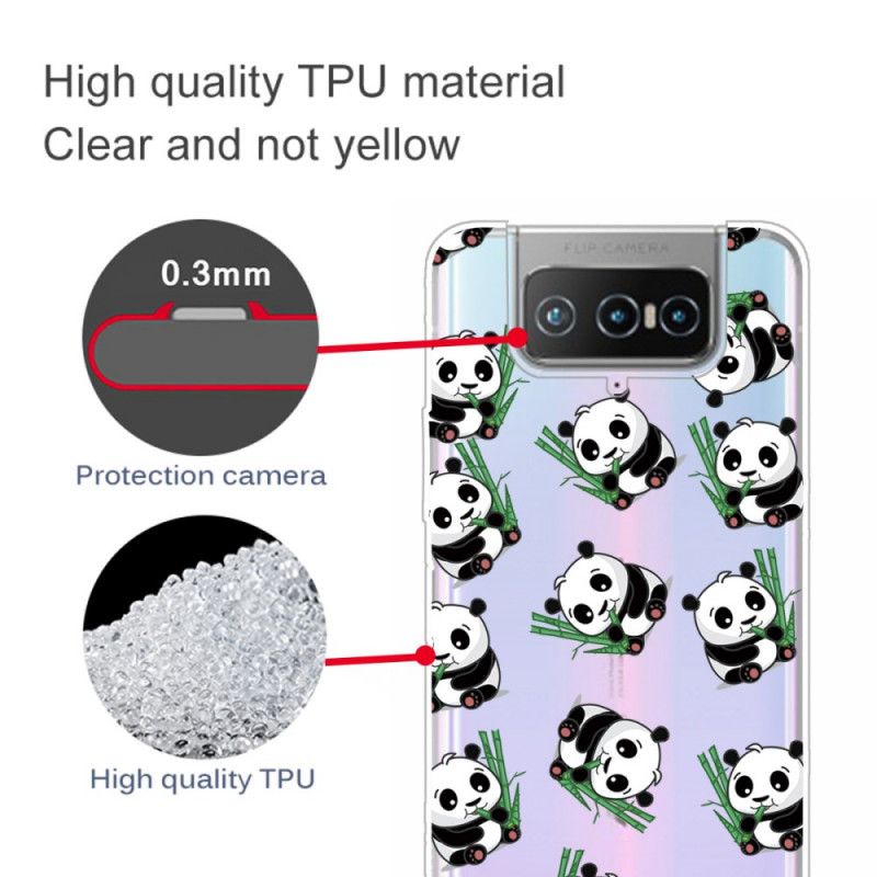 Coque Asus Zenfone 7 / 7 Pro Petits Pandas