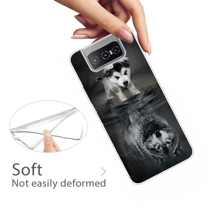 Coque Asus Zenfone 7 / 7 Pro Rêve De Chiot