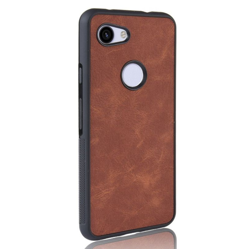 Coque Google Pixel 3a Xl Effet Cuir Look Vintage