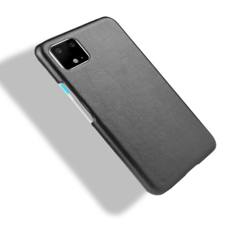 Coque Google Pixel 4 Effet Cuir Litchi