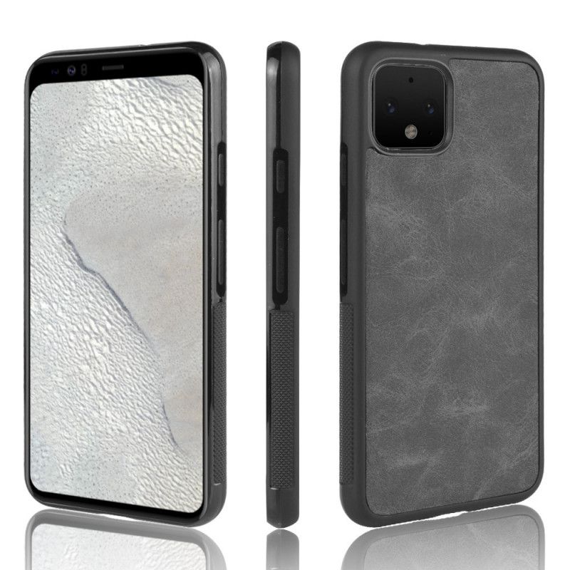 Coque Google Pixel 4 Xl Effet Cuir Look Vintage