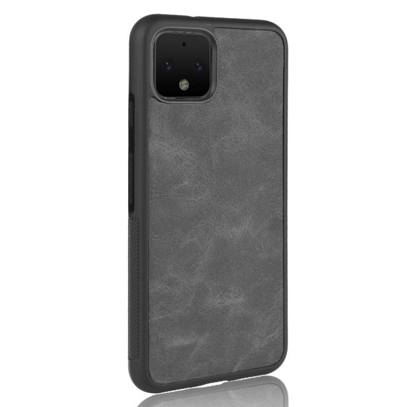 Coque Google Pixel 4 Xl Effet Cuir Look Vintage