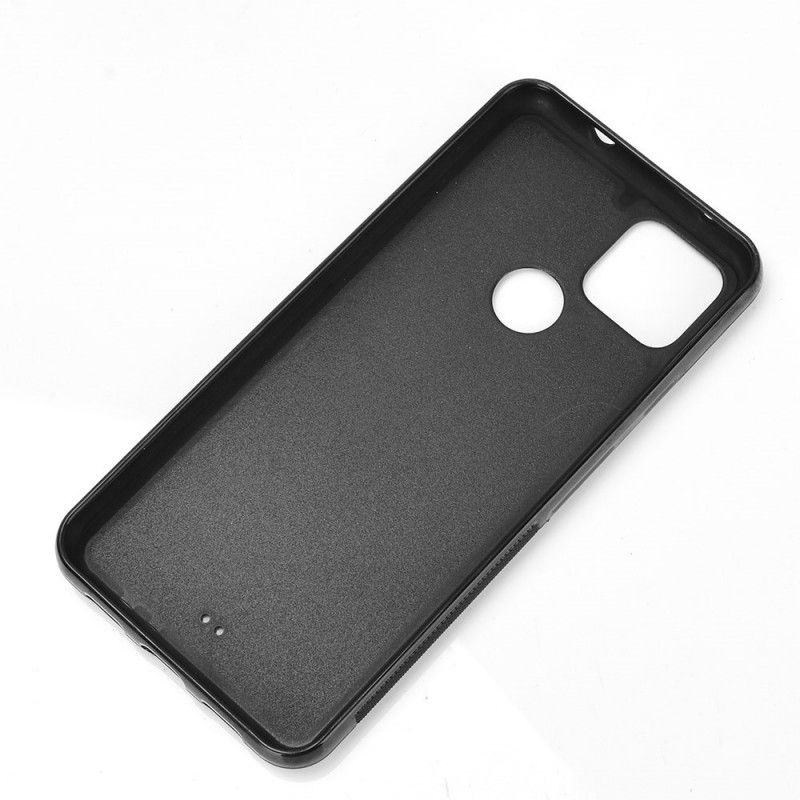 Coque Google Pixel 5 Effet Cuir Couture