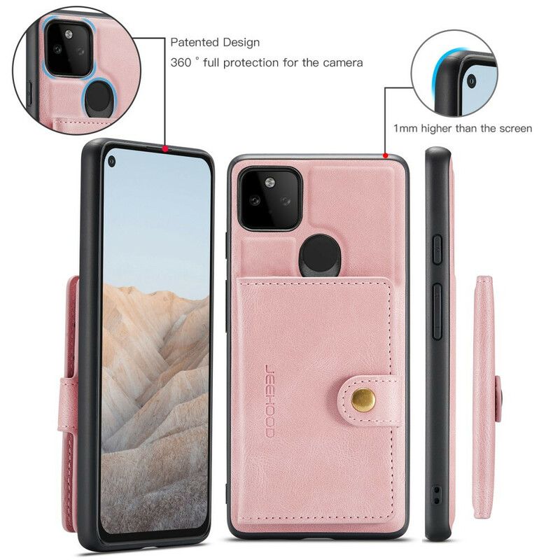 Coque Google Pixel 5A 5G Porte-cartes Détachable