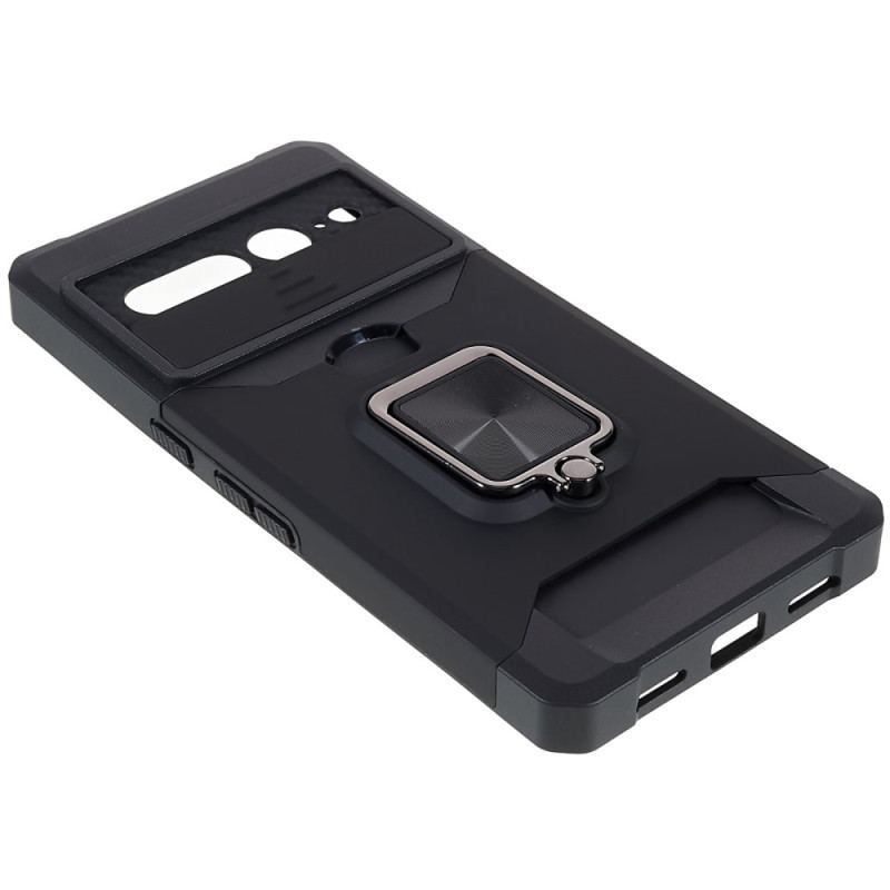 Coque Google Pixel 7 Pro Anneau-Support et Porte-Carte